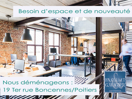 Changement d'adresse